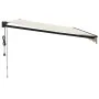 Toldo retráctil automático color crema 5x3 m by , Awnings - Ref: Foro24-3154505, Price: 459,93 €, Discount: %