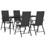 Juego de comedor de jardín 5 piezas ratán sintético negro by , Garden sets - Ref: Foro24-3156516, Price: 397,57 €, Discount: %