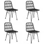 Juego de comedor de jardín 5 piezas ratán sintético negro von , Gartensets - Ref: Foro24-3157897, Preis: 411,00 €, Rabatt: %