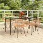 Juego de comedor de jardín 5 piezas ratán sintético de , Conjuntos de jardín - Ref: Foro24-3157848, Precio: 403,49 €, Descuen...