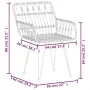 Juego de comedor de jardín 7 piezas ratán sintético negro de , Conjuntos de jardín - Ref: Foro24-3157857, Precio: 631,37 €, D...