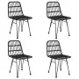 Juego de comedor de jardín 5 piezas ratán sintético negro von , Gartensets - Ref: Foro24-3157895, Preis: 356,03 €, Rabatt: %