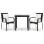 Set comedor de jardín 3 pzas con cojines ratán sintético negro von , Gartensets - Ref: Foro24-3185107, Preis: 189,68 €, Rabat...