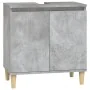 Set muebles de baño 2 piezas madera contrachapada gris hormigón by , Bathroom furniture - Ref: Foro24-3185585, Price: 172,21 ...