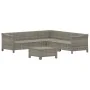 Set de muebles de jardín 6 pzas y cojines ratán sintético gris de , Conjuntos de jardín - Ref: Foro24-3187278, Precio: 478,94...