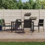 Juego de comedor para jardín 5 piezas acero y textilene negro von , Gartensets - Ref: Foro24-3187045, Preis: 377,81 €, Rabatt: %