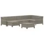 Set de muebles de jardín 7 pzas y cojines ratán sintético gris de , Conjuntos de jardín - Ref: Foro24-3187292, Precio: 544,49...