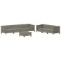 Set de muebles de jardín 8 pzas y cojines ratán sintético gris von , Gartensets - Ref: Foro24-3187267, Preis: 623,23 €, Rabat...