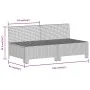 Set de muebles de jardín 7 pzas y cojines ratán sintético gris von , Gartensets - Ref: Foro24-3187284, Preis: 560,18 €, Rabat...
