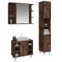 Set de muebles baño 3 pzas madera contrachapada roble ahumado by , Bathroom furniture - Ref: Foro24-3187606, Price: 194,75 €,...