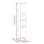 Set de muebles baño 3 pzas madera contrachapada roble ahumado by , Bathroom furniture - Ref: Foro24-3187606, Price: 194,75 €,...