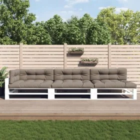 Cojines para palés 7 piezas tela gris taupe by , Cushions for chairs and sofas - Ref: Foro24-3188915, Price: 253,25 €, Discou...