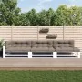 Cojines para palés 7 piezas tela gris taupe by , Cushions for chairs and sofas - Ref: Foro24-3188915, Price: 253,25 €, Discou...