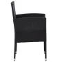 Juego de comedor de jardín 5 pzas ratán sintético y acero negro von , Gartensets - Ref: Foro24-3203308, Preis: 312,65 €, Raba...