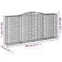 Cestas de gaviones 15 uds forma de arco hierro 400x50x180/200cm by , Pots and planters - Ref: Foro24-3147057, Price: 3,00 €, ...