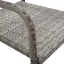 Juego de comedor jardín 5 pzas ratán sintético acero gris negro de , Conjuntos de jardín - Ref: Foro24-3203292, Precio: 237,7...