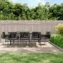 Set comedor jardín 9 pzas y cojines acero ratán sintético negro von , Gartensets - Ref: Foro24-3187072, Preis: 635,76 €, Raba...