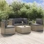 Set de muebles de jardín 5 pzas y cojines ratán sintético gris de , Conjuntos de jardín - Ref: Foro24-3157372, Precio: 451,35...