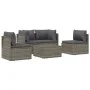 Set de muebles de jardín 5 pzas y cojines ratán sintético gris de , Conjuntos de jardín - Ref: Foro24-3157372, Precio: 451,35...