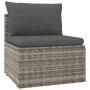Set de muebles de jardín 5 pzas y cojines ratán sintético gris de , Conjuntos de jardín - Ref: Foro24-3157372, Precio: 451,35...