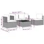 Set de muebles de jardín 5 pzas y cojines ratán sintético gris de , Conjuntos de jardín - Ref: Foro24-3157372, Precio: 451,35...