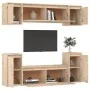 Muebles para TV 6 piezas madera maciza de pino de , Muebles TV - Ref: Foro24-3100189, Precio: 260,31 €, Descuento: %