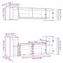 Muebles para TV 6 piezas madera maciza de pino de , Muebles TV - Ref: Foro24-3100189, Precio: 260,31 €, Descuento: %
