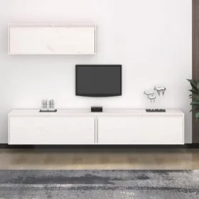 Conjunto de mueble de TV 3 piezas madera maciza de pino blanco von , TV-Möbel - Ref: Foro24-3100140, Preis: 184,05 €, Rabatt: %