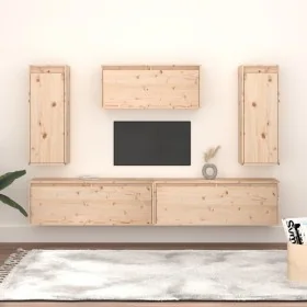 Muebles para TV 5 piezas madera maciza de pino von , TV-Möbel - Ref: Foro24-3100244, Preis: 263,26 €, Rabatt: %