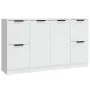 Aparadores 3 piezas madera contrachapada blanco by , Sideboards - Ref: Foro24-3115844, Price: 153,67 €, Discount: %