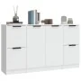 Aparadores 3 piezas madera contrachapada blanco by , Sideboards - Ref: Foro24-3115844, Price: 153,67 €, Discount: %