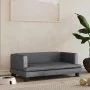 Cama para perros de terciopelo gris oscuro 80x45x30 cm de , Camas para perros - Ref: Foro24-171896, Precio: 81,58 €, Descuent...
