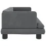 Cama para perros de terciopelo gris oscuro 80x45x30 cm de , Camas para perros - Ref: Foro24-171896, Precio: 81,58 €, Descuent...