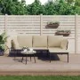 Set muebles de jardín 3 piezas y cojines beige ratán sintético de , Conjuntos de jardín - Ref: Foro24-364108, Precio: 302,29 ...