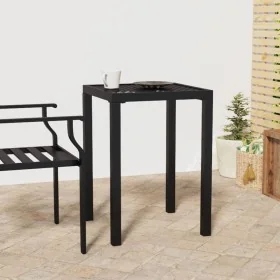 Mesa de jardín de acero gris antracita 50x50x72 cm by , Garden tables - Ref: Foro24-362742, Price: 81,52 €, Discount: %
