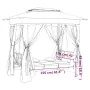 Cenador de jardín banco columpio convertible acero y tela verde by , Garden rockers - Ref: Foro24-363327, Price: 399,35 €, Di...