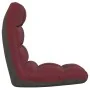 Tumbona de suelo plegable de tela rojo vino tinto von , Bodenstühle - Ref: Foro24-336592, Preis: 79,17 €, Rabatt: %