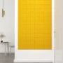 Paneles de pared 12 uds terciopelo amarillo 60x30 cm 2,16 m² de , Recubrimiento de paredes - Ref: Foro24-344090, Precio: 59,2...