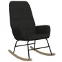 Silla mecedora de tela negra de , Mecedoras - Ref: Foro24-341259, Precio: 123,66 €, Descuento: %