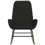 Silla mecedora de tela negra de , Mecedoras - Ref: Foro24-341259, Precio: 123,66 €, Descuento: %