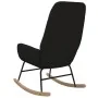 Silla mecedora de tela negra de , Mecedoras - Ref: Foro24-341259, Precio: 123,66 €, Descuento: %