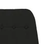 Silla mecedora de tela negra de , Mecedoras - Ref: Foro24-341259, Precio: 123,66 €, Descuento: %