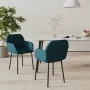 Sillas de comedor 2 unidades terciopelo azul by , dining chairs - Ref: Foro24-344700, Price: 113,41 €, Discount: %