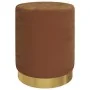 Taburete redondo con almacenaje terciopelo marrón by , Folding stools and chairs - Ref: Foro24-340289, Price: 49,53 €, Discou...