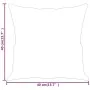 Cojines decorativos 2 uds cuero sintético crema 40x40 cm de , Cojines - Ref: Foro24-349480, Precio: 26,10 €, Descuento: %