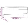 Banco de terciopelo verde oscuro 100x35x41 cm by , Banks - Ref: Foro24-349423, Price: 57,52 €, Discount: %