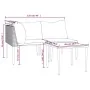 Set de muebles de jardín 3 pzas y cojines ratán sintético gris by , Garden sets - Ref: Foro24-364129, Price: 136,05 €, Discou...