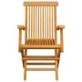 Sillas de jardín 6 uds madera maciza de teca con cojines negros de , Sillas de jardín - Ref: Foro24-3062548, Precio: 464,18 €...