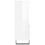 Aparador alto madera contrachapada blanco brillo 40x36x110 cm by , Sideboards - Ref: Foro24-831518, Price: 79,70 €, Discount: %