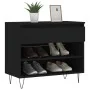Mueble zapatero madera contrachapada negro 70x36x60 cm by , Shoe racks and shoe organizers - Ref: Foro24-831437, Price: 53,87...